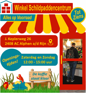 Adresgegevens van Winkel Schildpaddencentrum