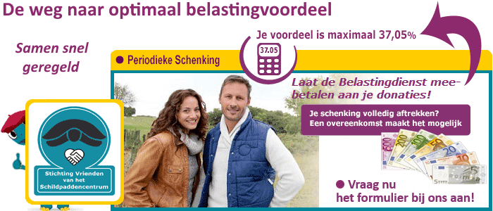 Optimaal belastingvoordeel voor u en het Schildpaddencentrum