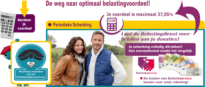 Optimaal belastingvoordeel voor u en het Schildpaddencentrum