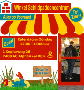 Adresgegevens van Winkel Schildpaddencentrum