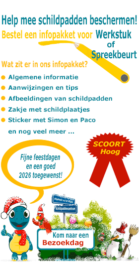 Simon en Paco wensen je namens bestuur en vrijwilligers van het Schildpaddencentrum een gelukkig nieuwjaar!