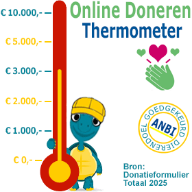 Het Schildpaddencentrum is afhankelijk van donaties