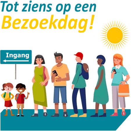 Tot ziens op een bezoekdag van het Schildpaddencentrum