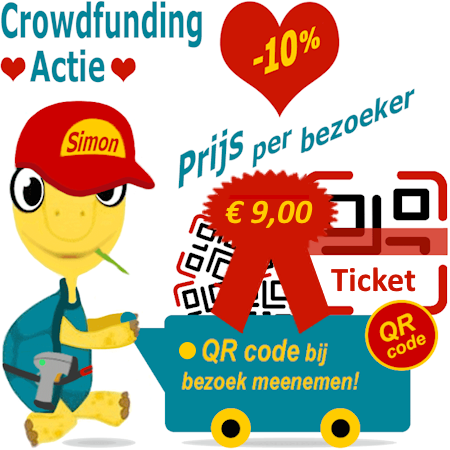 Tickets bestellen voor een Bezoekdag van het Schildpaddencentrum