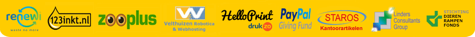Sponsors van het Schildpaddencentrum