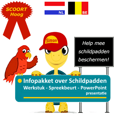 Bestellen Infopakket van het Schildpaddencentrum voor spreekbeurten en werkstukken