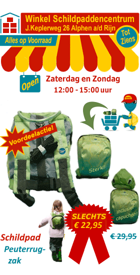 Schattige Schildpad Peuterrugzak (2 tot 4 jaar)