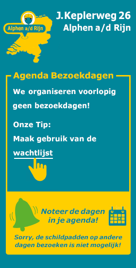 Bezoekdagen van het Schildpaddencentrum