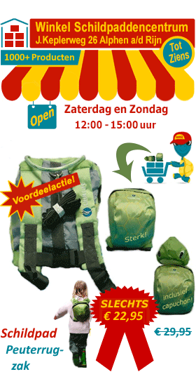 Schattige Schildpad Peuterrugzak (2 tot 4 jaar)