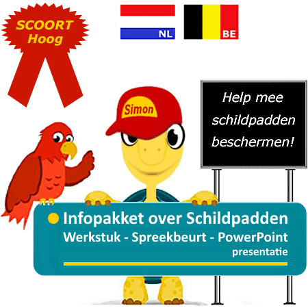 Bestellen Infopakket van het Schildpaddencentrum voor spreekbeurten en werkstukken