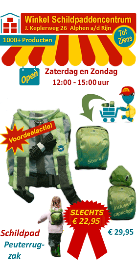 Schattige Schildpad Peuterrugzak (2 tot 4 jaar)